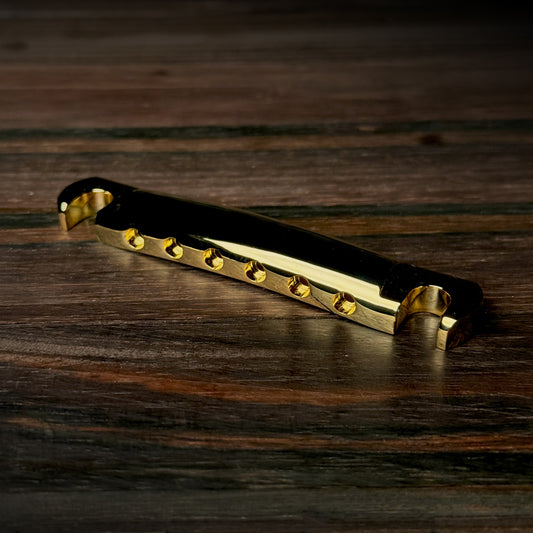 RetroSpec Exclusive Series Lightweight Aluminum Stop Tailpiece - Gold NOS