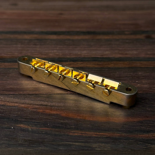 RetroSpec Exclusive Series No-Wire ABR-1 Les Paul Bridge - Gold aged