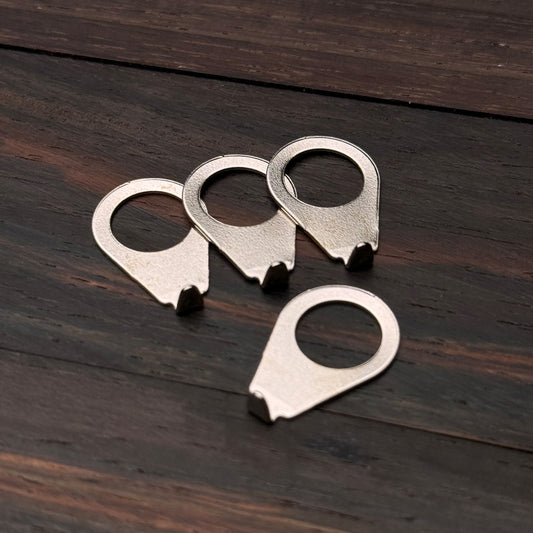 RetroSpec Exclusive Series Control Knob Pointers Round Tip - Nickel NOS