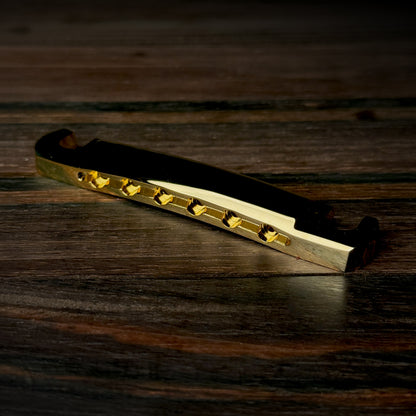 RetroSpec Exclusive Series Lightweight Aluminum Stop Tailpiece - Gold NOS