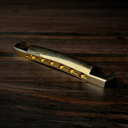 RetroSpec Exclusive Series Lightweight Aluminum Stop Tailpiece - Gold Aged