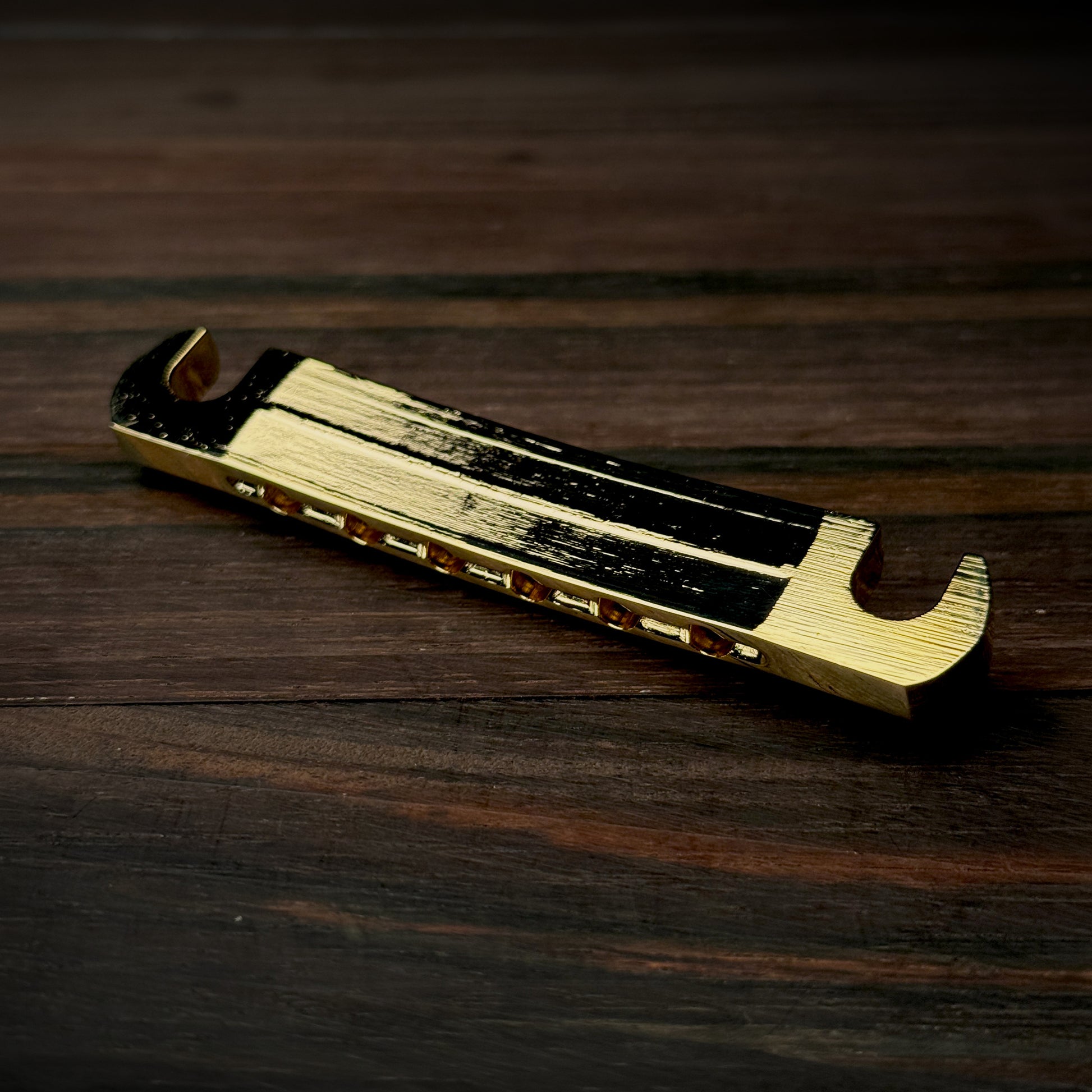 RetroSpec Exclusive Series Lightweight Aluminum Stop Tailpiece - Gold NOS
