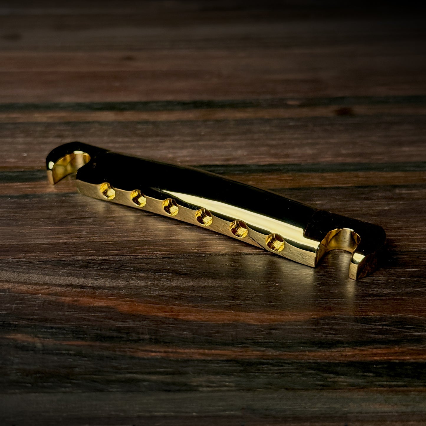 RetroSpec Exclusive Series Lightweight Aluminum Stop Tailpiece - Gold NOS
