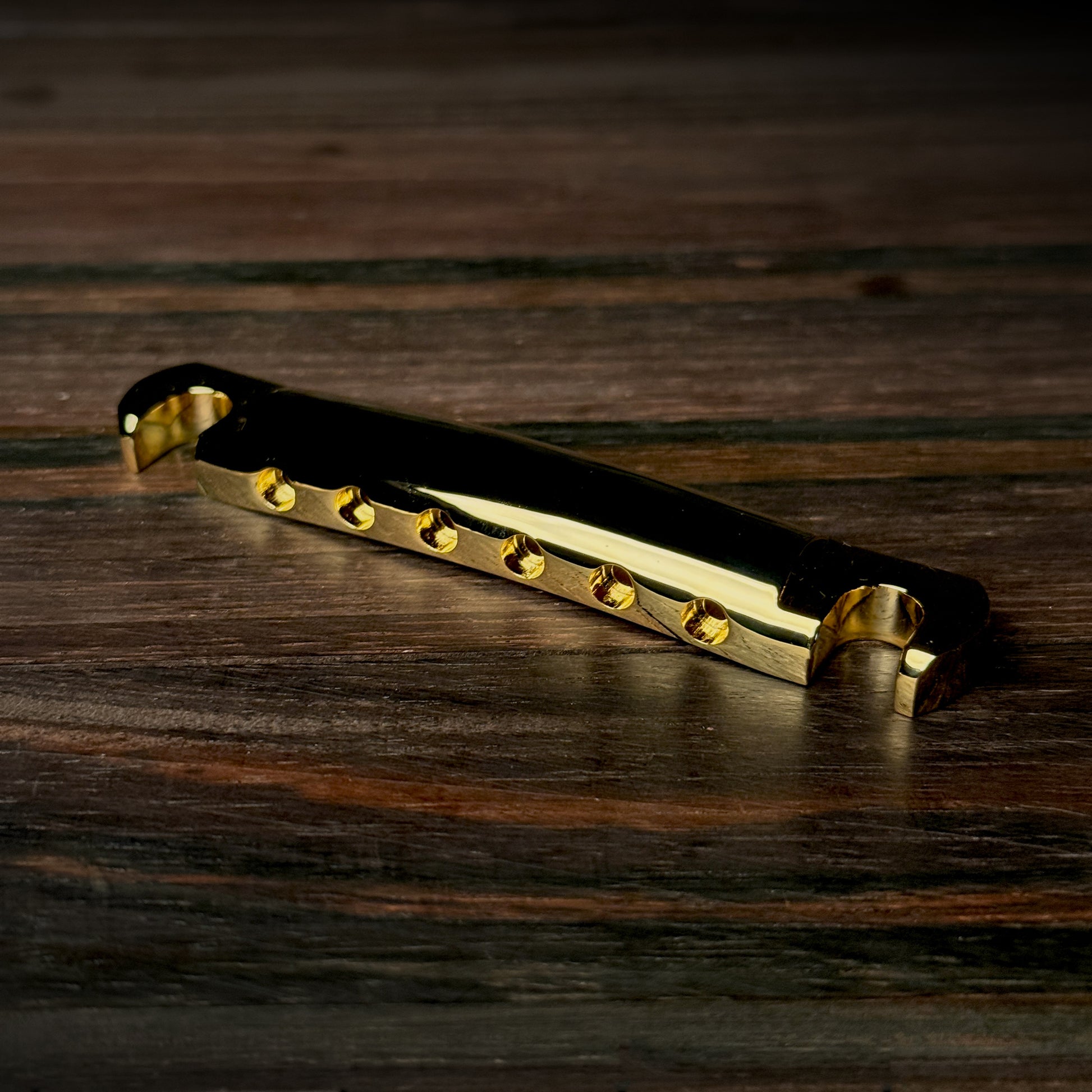 RetroSpec Exclusive Series Lightweight Aluminum Stop Tailpiece - Gold NOS