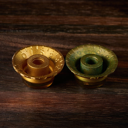 RetroSpec Exclusive Series Les Paul Amber Bonnet Control Knobs