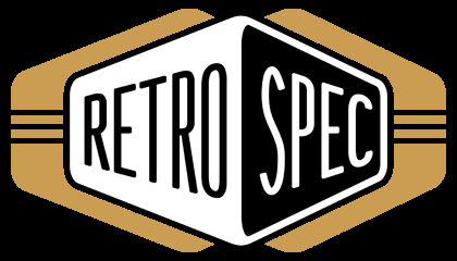 RetroSpec Logo White and Gold